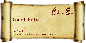 Cseri Enid névjegykártya